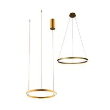 Kink Light 08212,33P(3000K) Подвес Тор матовое золото d40 h150 Led 24W (3000K) 2 типа крепления