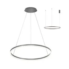 Kink Light 08212,12A(4000K) Подвес Тор матовый никель d40 h150 Led 23W (4000K) 2 типа крепления