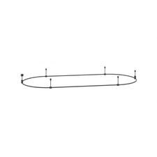 Donolux DL20225OV1800B Black Donolux Magnet Modular System «CODE 1.2», D800xL1800хH135 мм, DC24V, овальное основание для модульны