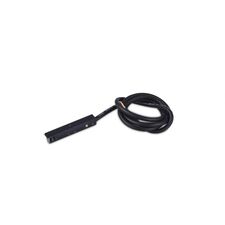 Donolux Power connector DLS B Адаптер с подводом питания для подвесного/накладного/встраиваемого шинопровода, L1079*W11*H14 мм, черный
