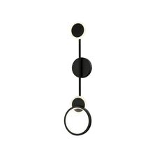 Kink Light 2211,19 Бра Сивия черный w64*16 Led 23W (4000K)