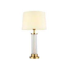 Kink Light 07703-T,20-21(01) Настольная лампа Милта бронза/прозрачный/белый d38 h68 E27 1*40W