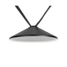 Kink Light 6425-1,19 Трековый однофазный светодиодный светильник Сатори черный d32 h9,2 Led 15W (4000K)