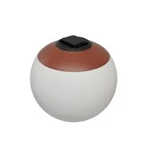 Kink Light 6424-1,06 Трековый однофазный светодиодный светильник Сатори терракотовый d9,5 h9,2 Led 6W (4000K)