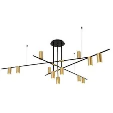 Kink Light 07621-12,20 Люстра Рия черный/бронза d138 h65 Gu10 12*10W