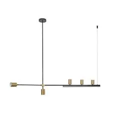 Kink Light 07618-120,36 Люстра Рия латунь L120 h116/86/46 GU10 5*5W+Led 12W (3000K) (лампы в комплекте)