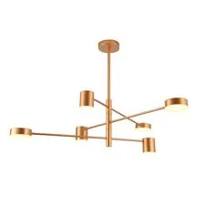 Kink Light 07650-6,33(3000K) Люстра Мекли золото d90 h78 Led 3*6w+3*8w (3000K)