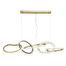 Kink Light 07607-5AL,36 Подвес Сена Кристалл латунь w130*35 h120 Led 45W (4000K)