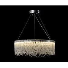 Kink Light 07671-60,02 Люстра Рикси хром d60 h142 Led 48W (3000K-6000K)