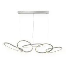 Kink Light 07609-5AL,02 Подвес Сена хром w120*25(размер колец w28*25) h120 Led 45W (4000K)