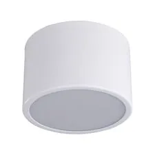 Kink Light 05510,01 Светильник Медина белый d10 h6,5 Led 8W (4000K)