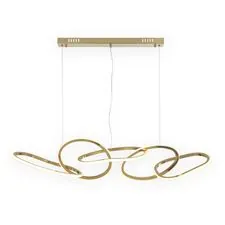 Kink Light 07609-5AL,33 Подвес Сена золото w120*25 (размер колец w28*25) h120 Led 45W (3000K)