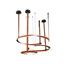 Kink Light 07656-3A,04(3000K) Подвес Маджена коричневый d89+63+43 h110 Led 55W+35W+25W (3000K)