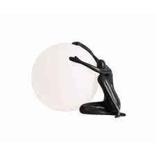 Kink Light 07635-1T,19 Настольная лампа Полли черный w35*25 h23 E27 1*40w