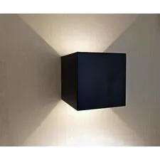 Kink Light 08585,19(3000K) Светильник Куб черный w10*10 h10 Led 6W (3000K) IP65