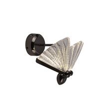 Kink Light 08444,29 Бра Баттерфляй черный жемчуг w17*13 h20 Led 6W (4000K)