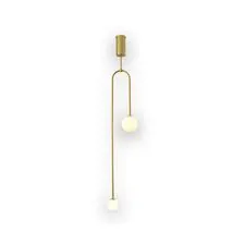 Kink Light 09488-2,33 Люстра Ирэн матовое золото d23 h133 G9 2*5W (Led лампы в комплекте 3000К)
