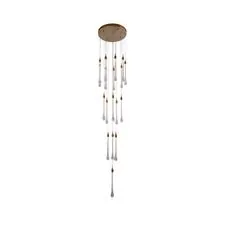 Kink Light 07860-18A,36 Подвес Асмер латунь d50 h300 Led 54W (3000k)
