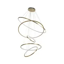 Kink Light 07675A,36 Подвес Амия латунь d40+60+80+100+120 h500 Led 175W (3000K)