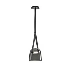 Kink Light 07688-20,19(16) Подвес Зорди черный (плафон серый) d20 h160 Led 12W (4000K)