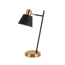 Kink Light 07023-1 Настольная лампа Арден черный/бронза w29*18 h52 E27 1*40w