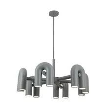 Kink Light 08465-6,16 Люстра Канти серый d80 h150 Led 72W (3000-6000K)