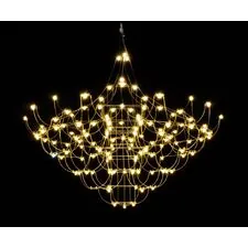 Kink Light 07886-115,33(21) Люстра димм. Галанта золото d115 h265 Led 139*0,5W (3000-6000K)