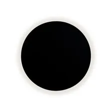 Kink Light 2202,19 Светильник Затмение черный d25 h4,5 Led 9W (4000K)