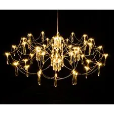 Kink Light 07889-80,33(21) Люстра димм. Галанта золото d88 h178 Led 60*0,5W (3000-6000K)