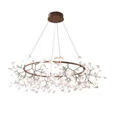 Kink Light 07521-162,33 Люстра Ветта розовое золото d120 h182 Led 81W (3000K)
