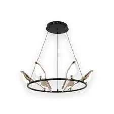 Kink Light 08446-6A,33 Люстра Арси черный/золото d65 h150 Led 6*10W (4000K)