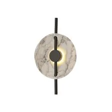 Kink Light 08451W,19(01) Бра Велси черный/белый d35 h50 Led 6W (3000K)