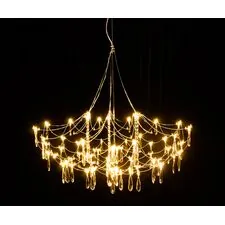 Kink Light 07883-83,33(21) Люстра диммируемая Галанта золото d83 h200 Led 72*0,25W (3000-6000K) с пультом ДУ