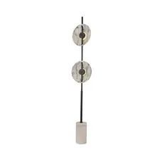 Kink Light 08451-2F,19(01) Торшер Велси черный/белый d32 h165 Led 2*6W (3000K) (комплект состоит из 2х коробок)