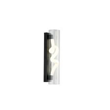 Kink Light 08490,19 Бра Агнеса черный d8 h38 Led 20W (4000K)