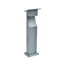 Kink Light 09205-F,16(10) Светильник уличный серый с солнечной батареей w13*8,5 h80 Led 6W (4000K) Декоративная подсветка розовая.