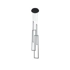 Kink Light 08459-4A,19 Подвес Алони черный d40 h500 (W100*20) Led 128W (4000K)