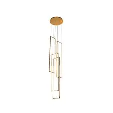 Kink Light 08459-4A,36 Подвес Алони латунь d40 h500 (W100*20) Led 128W (4000K)