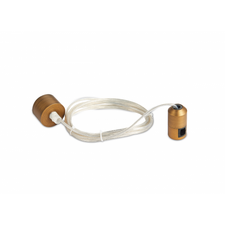 Donolux Power Connector BBr DL20224 Donolux Magnet Modular System «CODE 1.2», адаптер с подводом питания, длина провода 3000 мм, темная