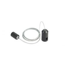Donolux Single Suspension B DL20224 Donolux Magnet Modular System «CODE 1.2», подвес c одиночным фиксатором, длина троса 3000 мм, черный