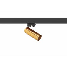 Donolux DL18895R1BBrass Track Светильник трековый, GU10, D57хH202мм, IP20, черный-латунь, без лампы