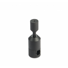 Donolux Single Stand B DL20224 Donolux Magnet Modular System «CODE 1.2», стойка с одиночным фиксатором, H95 мм,  черный