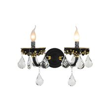 Donolux W110202/2black Хрустальная Бра, 2 рожка