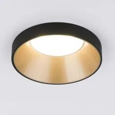Elektrostandard a053341 112 MR16/светильник встраиваемый/ золото черный