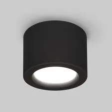 Elektrostandard a063934 DLR026 6W 3000K черный матовый / Светильник потолочный светодиодный
