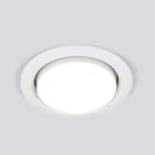 Elektrostandard a043127 1035 GX53 WH / Светильник встраиваемый белый, комплект 10 шт