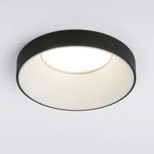 Elektrostandard a053339 112 MR16/светильник встраиваемый/ белый черный