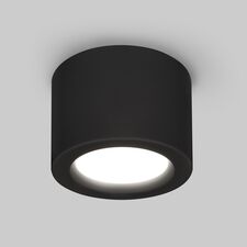 Elektrostandard a063934 DLR026 6W 3000K черный матовый / Светильник потолочный светодиодный
