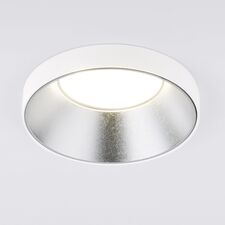 Elektrostandard a053340 112 MR16/светильник встраиваемый/ серебро белый