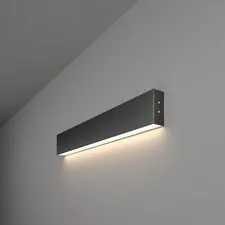 Elektrostandard a042937 101-100-30-53 / Линейный светодиодный накладной односторонний светильник 53см 10W 4200K черная шагрень